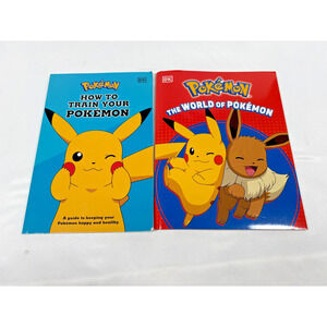 2 Pokemon books: How To Train Your Pokémon & The World of Pokemon Kids